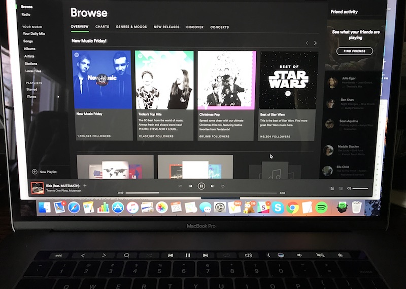 Spotify app for mac not working