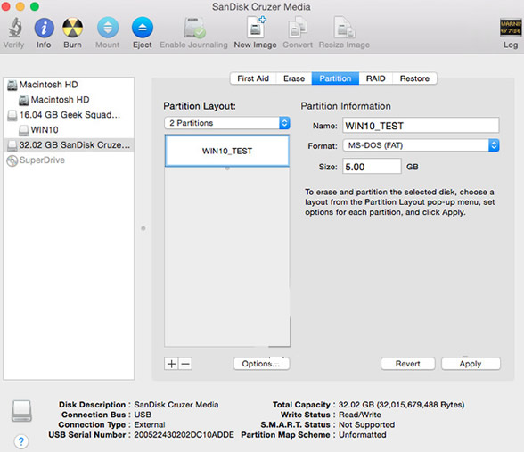 Create bootable usb for macbook